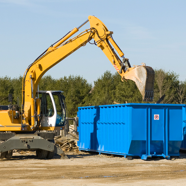 what are the rental fees for a residential dumpster in Greenwood